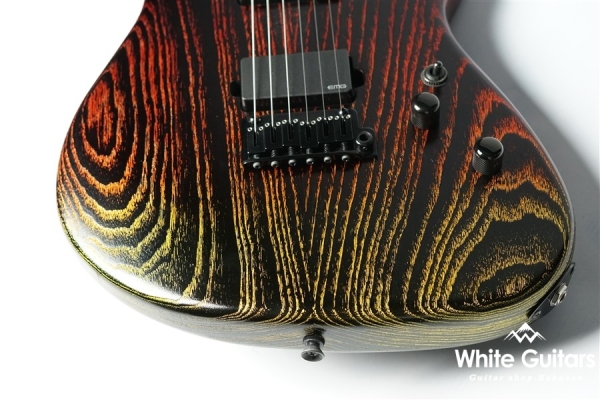 JA-STER Custom - Metallic Red to Yellow on Black Background